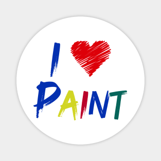 I'm Paint Cute Couple Valentine Magnet